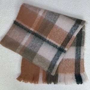Steve Madden Plaid Scarf Shawl
